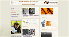 Desktop Screenshot of nano-science.com