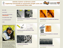 Tablet Screenshot of nano-science.com